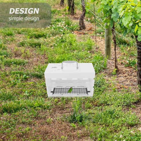 Ipetboom Portable Bird Carrier Cage with Handle for Small Parrots, Canaries, Budgies, Lovebirds, and Cockatiels
