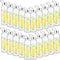 Zubebe 20 Pcs 14 oz Reusable Water Bottles, Clear Bottles with Stainless Steel Leak Proof Lids for Beverages