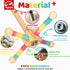 360 Finches Agape Bird Toy, Parrot Interactive Rotating Perch, Bird Cage Accessories for Small and Medium Parrots