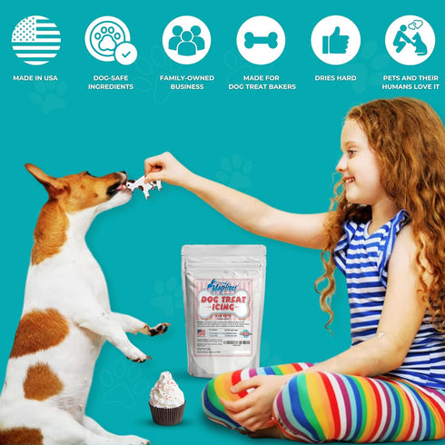 Magifrost Icing for Dog Treats, 10oz - Create Vibrantly and Dog-Safe Delights Made in The U.S.A.