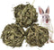 Tfwadmx Rabbit Timothy Grass Ball, Small Animal Activity Play Balls Chew Toys for Bunny, Guinea Pig, Hamster, Rat,