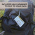 Outdoor Knots Waterproof Knot Tying Cards with Mini Carabiner, 22 Rope Knots for Camping and Backpacking