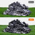 10 PCS Natural Seiryu Stones, 2-4'' Slate Stones for Aquariums, Terrariums, and Reptile Enclosures