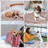 Comsmart Cute Paw Print Dog Blankets for Dogs and Cats, Soft Warm Fleece Throw for Small Medium Large Pets