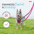 HALTI Anatomy Multifunctional Dog Leash - Shock Absorbing Double-Ended Leash, Ideal for Walking & Training, Size Small,