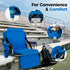 GREEN PARTY Stadium Seat for Bleachers Portable Outdoor Floor Folding Stadium Chair with Armrest, Back Support, Cup