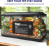 iPower 4X7 Inch Reptile Heat Pad, Under Tank Heater, Terrarium Warmer for Turtles, Lizards, Frogs