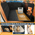 HOB4U Hammock 400lbs Dog Car Seat Cover for Back Seat, Hard Bottom Back Seat Extender for Dogs, Dog for Car SUV