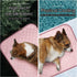 Dog Self Cooling Mat - Washable Summer Blanket for Large Dogs and Cats, Ice Silk Sleep Pad, Pink