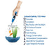 Digital Salinity Meter, 3 in 1 Water Tester for Hydroponics, Aquarium, Fish Pond, High Accuracy Pen Type