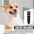 Professional Dog Grooming Kit - Cordless Low Noise Clippers for Thick Coats, Includes Nail Trimmer & Shears