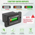 10L0L 12V-72V IP65 Battery Monitor for Golf Cart, LED Battery Level Indicator Meter for Lead-Acid & Lithium Batteries