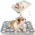 Mora Pets Dog Bed Crate Pad, Ultra Soft Pet Bed with Cute Star Print, Washable Reversible Fleece for Large Medium Small