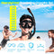 Set Nearsighted Snorkel Gear, Nearsighted Dry Snorkel Mask for Adult Youth, Nearsighted Anti Fog Diving Mask