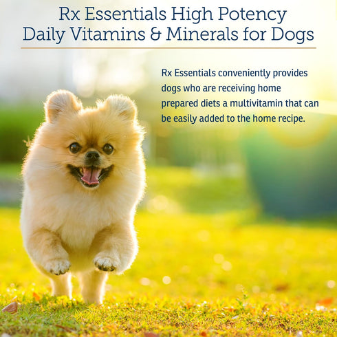 8 oz Rx Vitamins Essentials for Dogs - Daily Vitamins & Minerals - with Blue Spirulina, Kelp Powder, and Milk Thistle