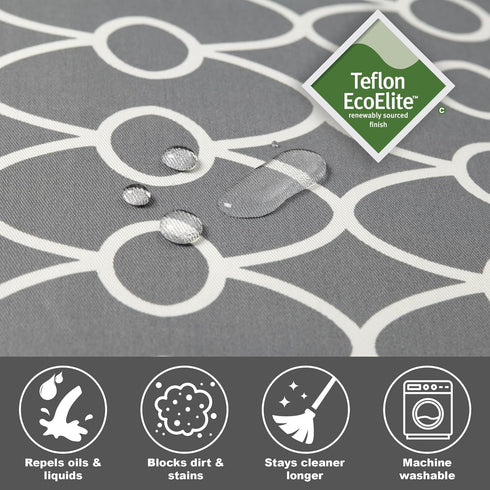 MidWest Homes for Pets Orthopedic Egg-Crate Nesting Pet Bed w/ Teflon Fabric Protector, XS Gray