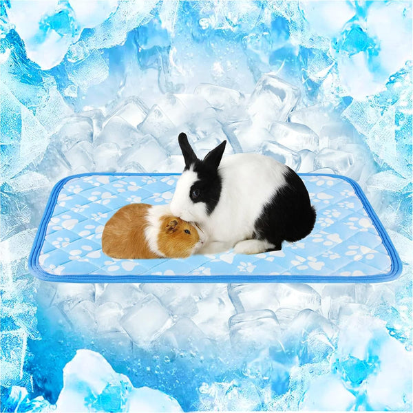 Rywell Self-Cooling Mat for Dogs, 24'' x 18'', Color Changing Arc-Chill Cooling Fiber, Washable Non-Toxic Summer Pet Bed