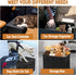 120 LBS Car Seat Extender for Large Dogs, Back Seat Extender for Dogs up to Large Dog Extender with Storage Car