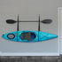 Single Kayak Rack, 55lb Capacity Wall or Ceiling Storage Straps for Surfboards, Paddleboards, Canoe