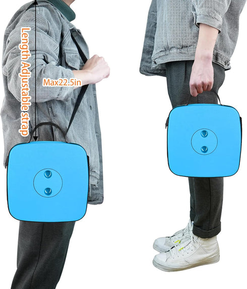 Boreeman 400lbs, Upgraded Collapsible Stool, Square Portable Stool, Lightweight Yet More Sturdy with Load Capacity
