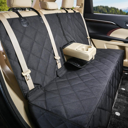 petalage Bench Dog Car Seat Cover for Back Seat Waterproof Seat Covers
