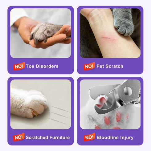 Pet Nail Grinder Quiet Professional Cats Cordless Clippers Cat Claw Care Cat Grooming Clippers Cat Grooming Supplies
