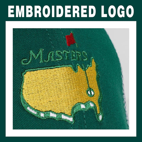Golf Hat for Men and Women, Green Embroidered Baseball Cap