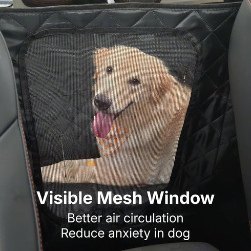 Hammock, Dog Car Seat Cover for Back Seat with Door Protection, Waterproof Dog Seat Soft-Padded Pet Car Seat Cover