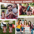 Honeydak 12 Pack Football Water Bottles, 20 oz Metal Travel Bottles with Snap Lid for Kids