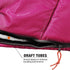 REDCAMP Kids Mummy Sleeping Bag for Camping, 3 Season Cold Weather, Fits Boys, Girls & Teens, Blue/Rose Red