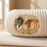 40 Cat Tunnel Bed with Pcs Interactive Cat Toys, Cat Tube with Kitten Toys for Indoor Kittens, Collapsible Play Tunnel