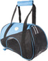 Pet Life 'Zip-N-Go' Sporty Mesh Airline Pet Carrier, Collapsible Zippered Dog Carrier with Washable Pet Mat