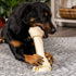 Pet Factory 13-15" Beefhide Knotted Bone Dog Chew Treat - Natural Flavor, 1 Count, 100% Made in USA