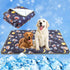 Paw Legend Dog Cooling Mat, Washable Cooling Pad for Dogs and Cats, Summer Tech Fabric, Medium Size for Kennel Sofa