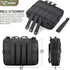 WYNEX Tactical Admin Molle Pouch | Medical EDC EMT Utility Bag Shell Design Attachment for Hiking Belt Bags
