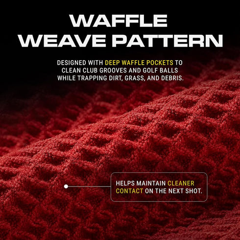 29 29 STICKIT Magnetic Golf Towel - Ultra-Absorbent with Waffle Weave Microfiber - Golf Towel with Magnet for Bags