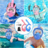 Kids Snorkel Mask Full Face | Snorkeling Gear for Ages 2-14 with Camera Mount, 180 Degree Panoramic View