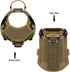 ICEFANG Tactical Dog Harness, Medium Size, 2X Metal Buckle, Working Dog MOLLE Vest with Handle, No Pulling Clip