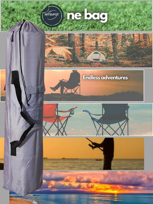 40"x7"x7" Hammock, 420D (Gray, M) Replacement Bag for Folding Camping Chair, Camp Chairs, Yoga Mat, Beach Chair