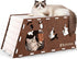 Bumotse Felt Cat Cave House for Indoor Cats with Catnip Toy, Large Cat