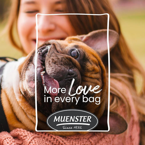 3.5 lb Muenster Perfect Balance Raw Pork Kibble Mix with Freeze Dried Beef for Dogs - High Protein, No Corn, Wheat