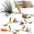 Trout Lures: Rooster Bait Tail Trout Spinners Fishing Lures for Bass, Salmon, Pike, Fishing Spinner Kit