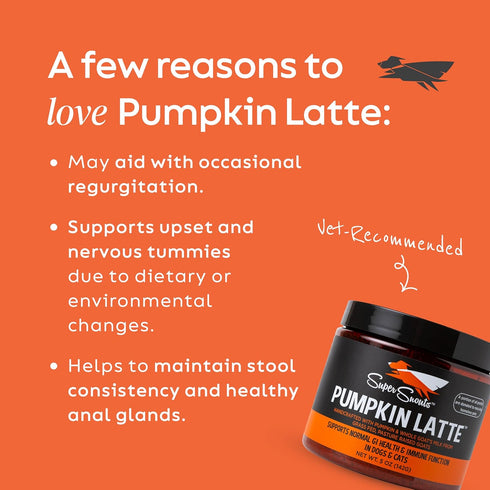Diggin's Your Dog Super Snouts Pumpkin Latte Digestive Supplement for Dogs and Cats, 5 Ounce, Antibiotic Free
