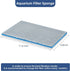 Multi-Layer Aquarium Filter Media, Customizable Filter Floss & Sponges for Fish Tanks and Ponds