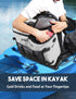 Kayak Cooler, Waterproof Seat Back Cooler for Kayaks, Portable Ice Chest for Travel and Beaches