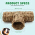 BWOGUE Hamster Grass Tunnel Toy, Nature's Hideaway Tunnels and Tubes for Guinea Pig, Rats, Syrian Hamster, Chinchilla,