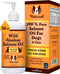 Natural Dog Company Pure Wild Alaskan Salmon Oil for Dogs - 32oz Skin & Coat Supplement with Essential Fatty Acids