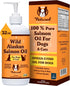 Natural Dog Company Pure Wild Alaskan Salmon Oil for Dogs - 32oz Skin & Coat Supplement with Essential Fatty Acids