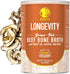 Immune 60 Fido's Longevity Bone Broth for Dogs - Turkey Tail + Maitake Mushroom - Grass-Fed Beef Bone Broth Powder