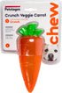Petstages Crunch Veggies Carrot Dog Chew Toy, Large